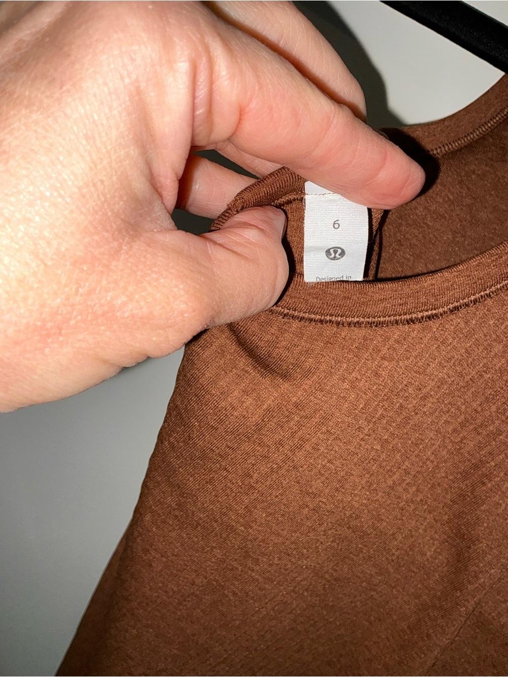 lululemon athletica Ribbed Racerback Tank - Brown - Picture 4 of 5